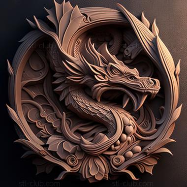 3D model st dragon (STL)